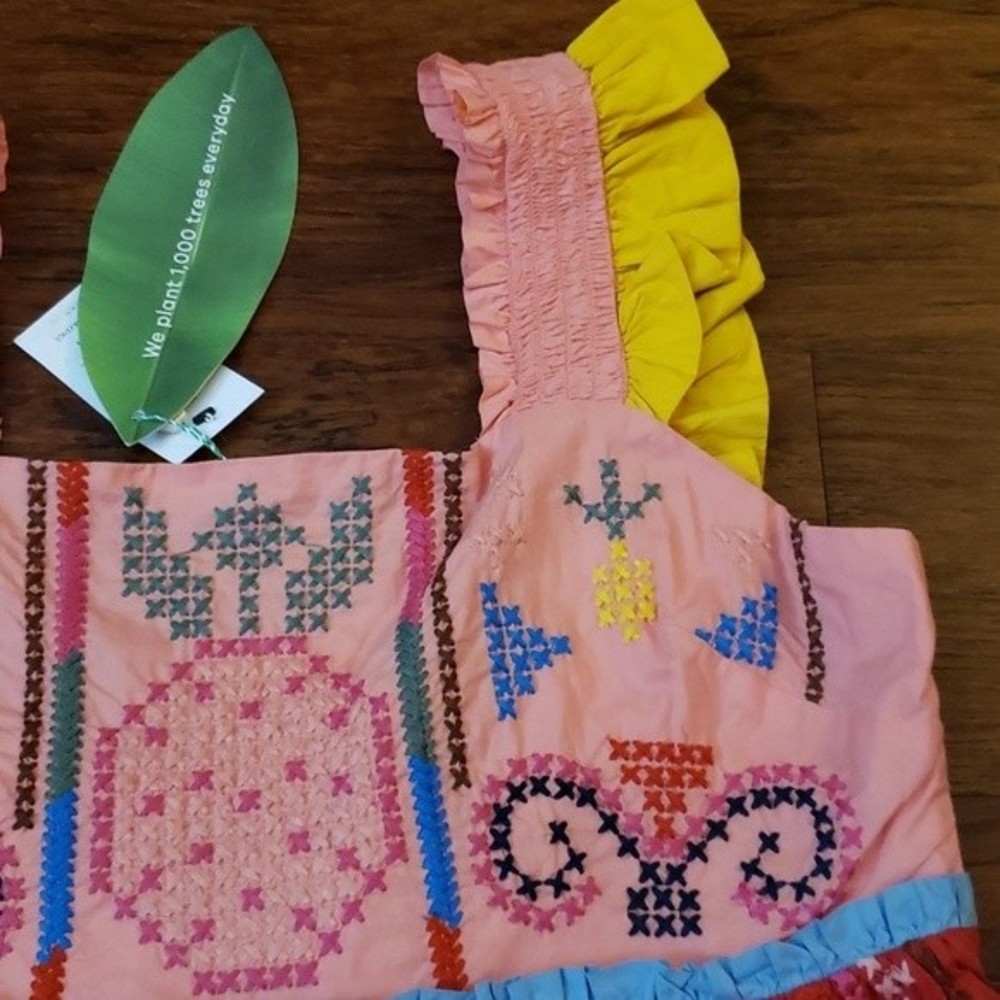 FARM Rio Multicolor Embroidered Dress - Picture 8 of 8